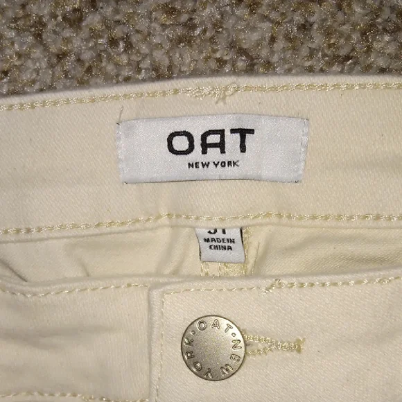 Oat New York Men's Khaki Chinos - Picture 2 of 3